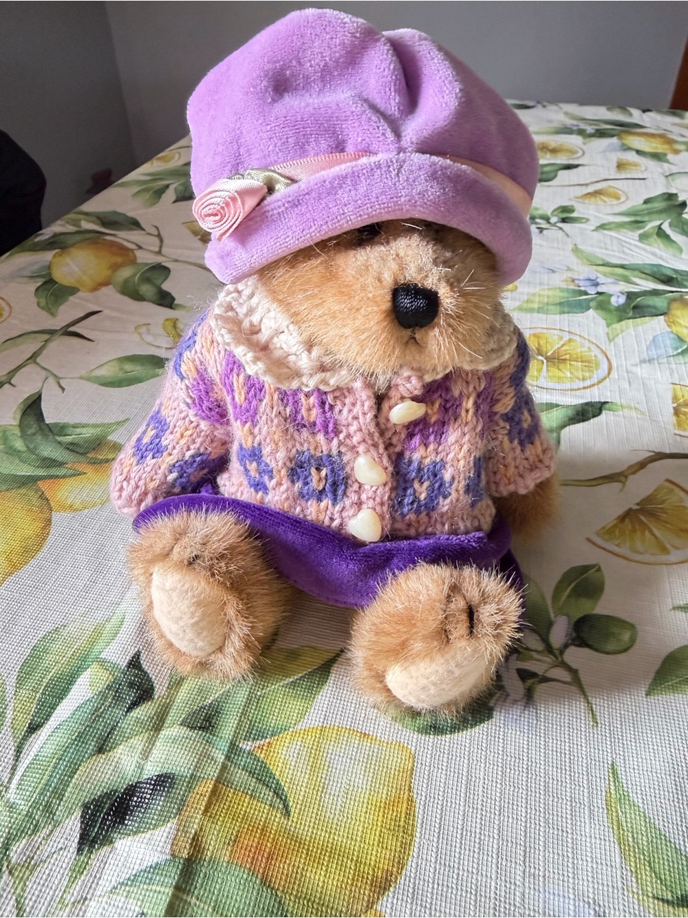 Bailey, a Boyds bear.